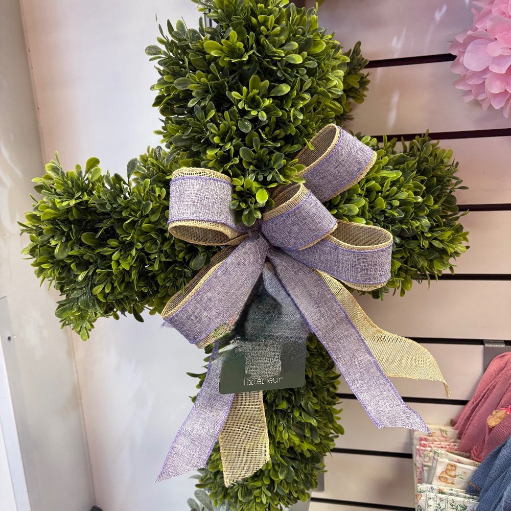 VIRAL CROSS FRONT DOOR WREATH EASTER